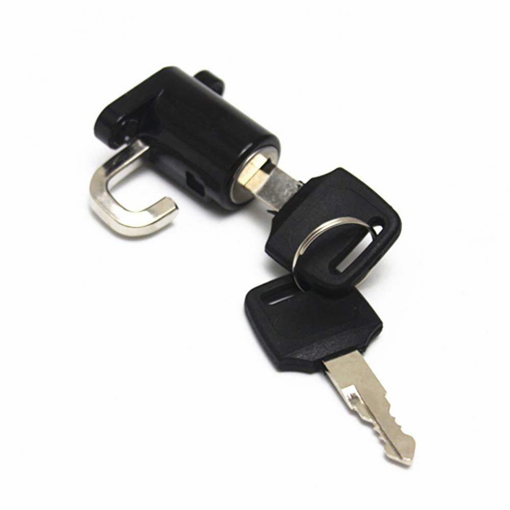 with Two Keys  Practical Universal Handlebars Helmet Padlock Sturdy Motors Helmet Lock Solid   for Electric Scooter